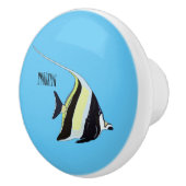 Bouton De Porte En Céramique Illustration de l'idole mauresque (Droite)