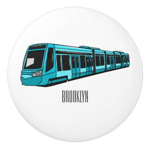 Bouton De Porte En Céramique Illustration de locomotive électrique