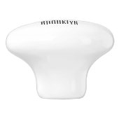 Bouton De Porte En Céramique Illustration de motoneige (Côté)