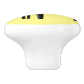 Bouton De Porte En Céramique Illustration de piano (Côté)