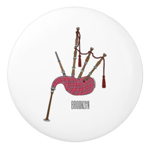 Bouton De Porte En Céramique Illustration de pipes