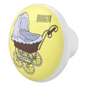 Bouton De Porte En Céramique Illustration de poussette (Droite)