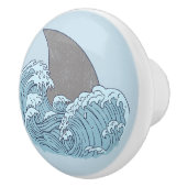 Bouton De Porte En Céramique Illustration de requin (Droite)