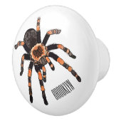 Bouton De Porte En Céramique Illustration de Tarantula (Droite)