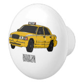 Bouton De Porte En Céramique Illustration de taxi (Droite)