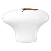 Bouton De Porte En Céramique Illustration de violoncelle (Côté)