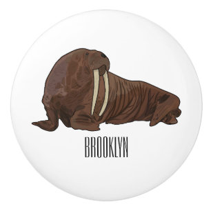 Bouton De Porte En Céramique Illustration de Walrus