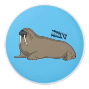 Bouton De Porte En Céramique Illustration de Walrus