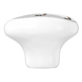 Bouton De Porte En Céramique Illustration d'Emu bird (Côté)