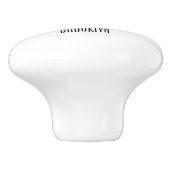 Bouton De Porte En Céramique Illustration du caméléon de Jackson (Côté)