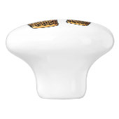 Bouton De Porte En Céramique Illustration du cône de crème glacée (Côté)