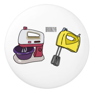 Bouton De Porte En Céramique Illustration du mixer