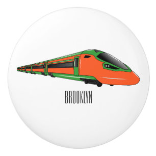 Bouton De Porte En Céramique Illustration du train à balles