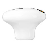 Bouton De Porte En Céramique Illustration Tuk tuk (Côté)