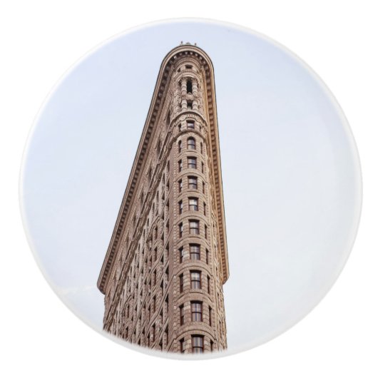 Bouton De Porte En Céramique immeuble Flatiron (Devant)