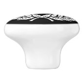 Bouton De Porte En Céramique impérial (Côté)