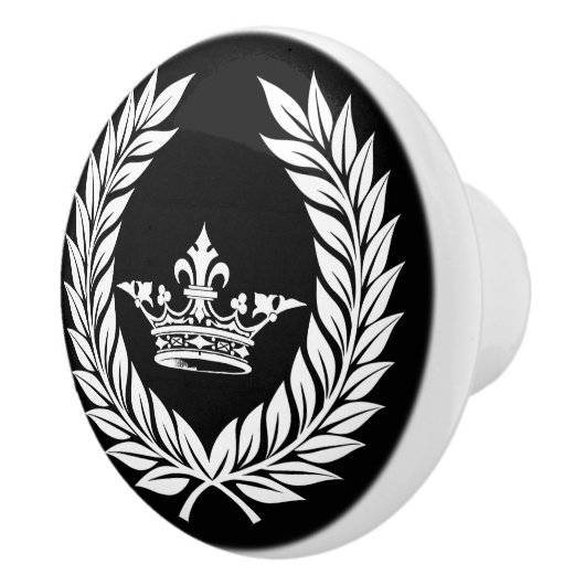 Bouton De Porte En Céramique impérial (Droite)