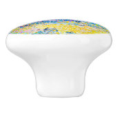 Bouton De Porte En Céramique Impression Abstraite dynamique (Côté)