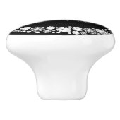 Bouton De Porte En Céramique Infinité du diamant (Côté)