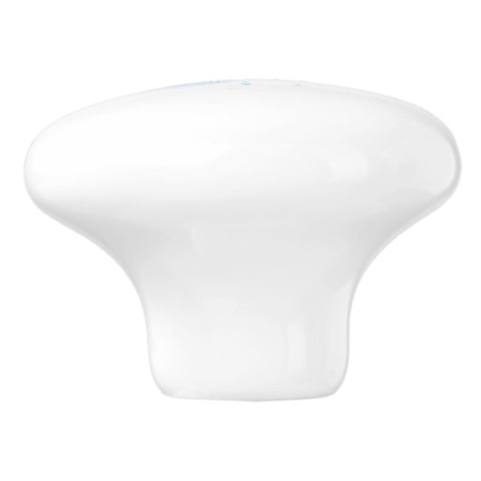 Bouton De Porte En Céramique Infinity with purple feather (Côté)