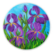 Bouton De Porte En Céramique Iris (Devant)