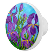 Bouton De Porte En Céramique Iris Ceramic Knob (Droite)