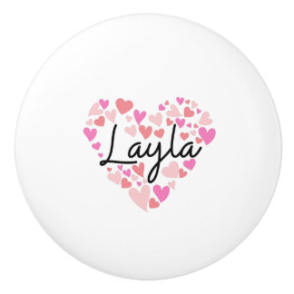 Bouton De Porte En Céramique J'aime Layla