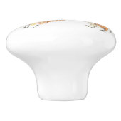 Bouton De Porte En Céramique J'aime mon Sheltie (Côté)