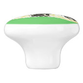 Bouton De Porte En Céramique J'aime mon Shih Tzu (Côté)