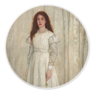Bouton De Porte En Céramique James Whistler - Symphonie en blanc no 1