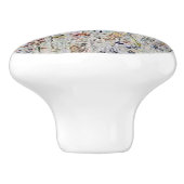 Bouton De Porte En Céramique Jardin fleuri (Côté)