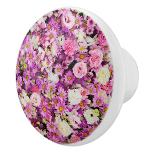 Bouton De Porte En Céramique Jardin français (Plus d'options) -