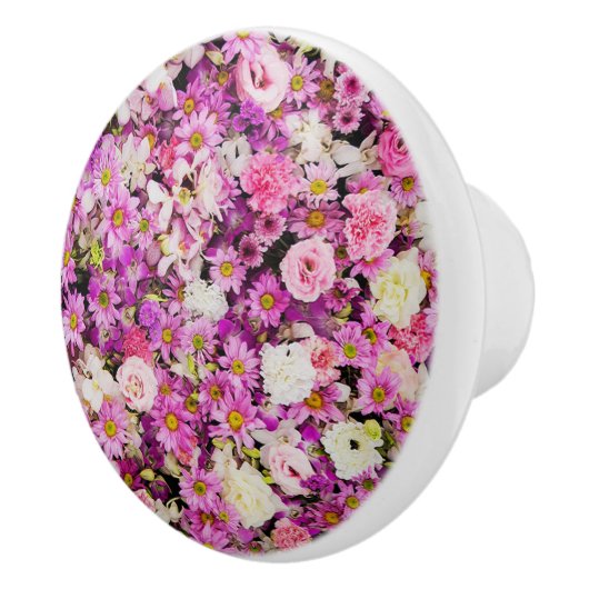 Bouton De Porte En Céramique Jardin français (Plus d'options) - (Droite)