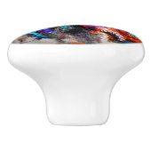 Bouton De Porte En Céramique Jellyfish (Côté)