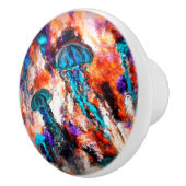 Bouton De Porte En Céramique Jellyfish (Droite)