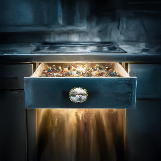 Bouton De Porte En Céramique Jésus Christ Baptême image deux