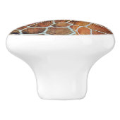 Bouton De Porte En Céramique Jeune Giraffe (Côté)