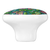 Bouton De Porte En Céramique Joli Fleurs Ceramic Knob (Côté)