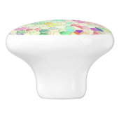 Bouton De Porte En Céramique Joli verre coupé 2 (Côté)