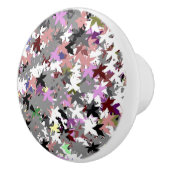 BOUTON DE PORTE EN CÉRAMIQUE JOLIE FEUILLES D'ARBRE (Droite)