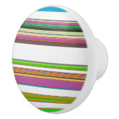 BOUTON DE PORTE EN CÉRAMIQUE JOLIE STRIPES (Droite)