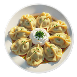 Bouton De Porte En Céramique Jolis Pierogi Réalistes