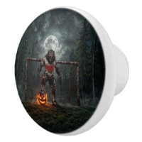 Joueur de football Loup-Garou Halloween Horreur Ar
