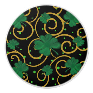 Bouton De Porte En Céramique Jour de la Saint-Patrick