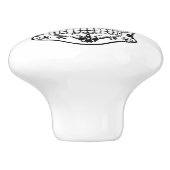 BOUTON DE PORTE EN CÉRAMIQUE JOUR DU MORT 1 (Côté)