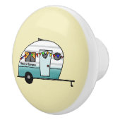 Bouton De Porte En Céramique Joyeux Camper van (Droite)