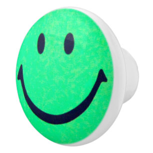 Bouton De Porte En Céramique Joyeux face