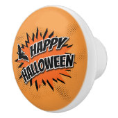 Bouton De Porte En Céramique Joyeux Halloween (Droite)