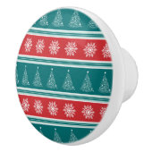 Bouton De Porte En Céramique Joyeux Noël (Droite)