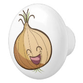 Bouton De Porte En Céramique Joyeux Onion (Droite)